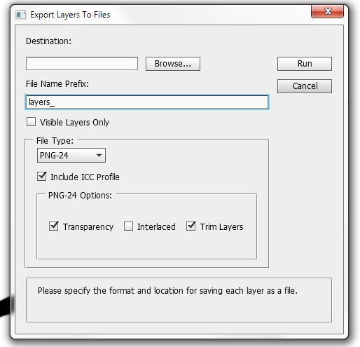 Export Layers to files