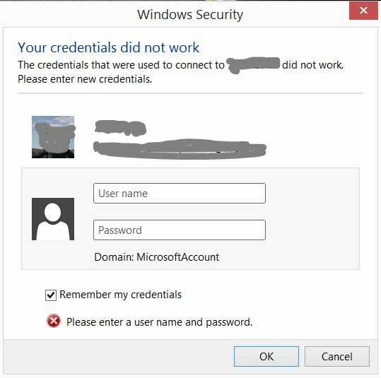 Remote Desktop Login problem