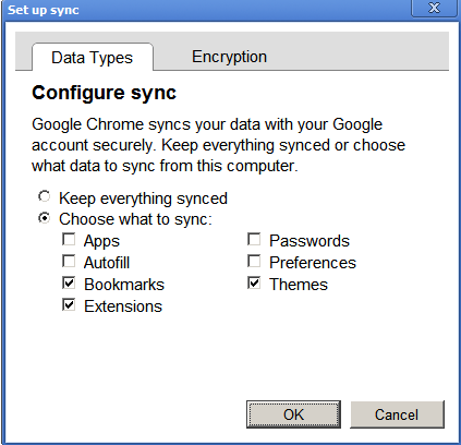 configure sync