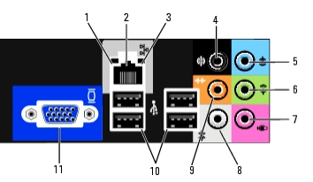 integrated sound input panel image from a computer