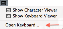 Show Keyboard
