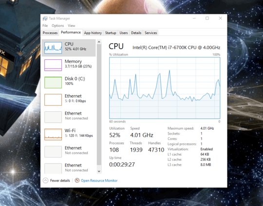 Task Manager Screenshot