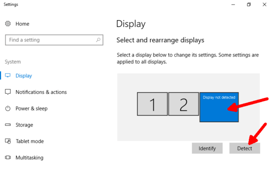 Windows 10 VMWare guest detect additional virtual monitor