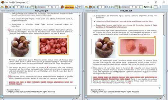 Comparing documents with Kiwi