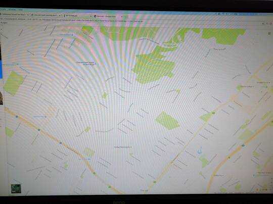 Google Maps on BenQ display