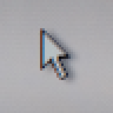 Photo of cursor with mosaic filter