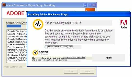 adobe shockwave install screen