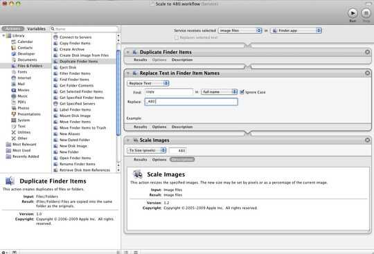 Using Automator to scale images in place...