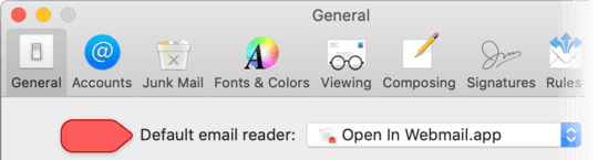 mail.app preferences