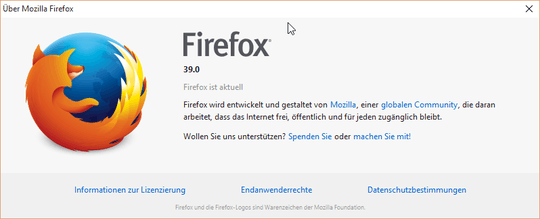 firefox version