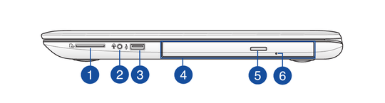 ASUS F555L right side