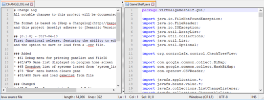 Split view in action