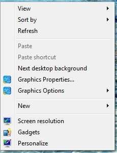 Paste / Paste Shortcut are grayed out