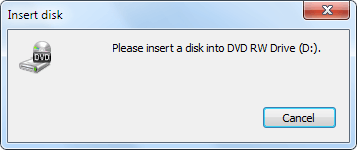 Insert disk
