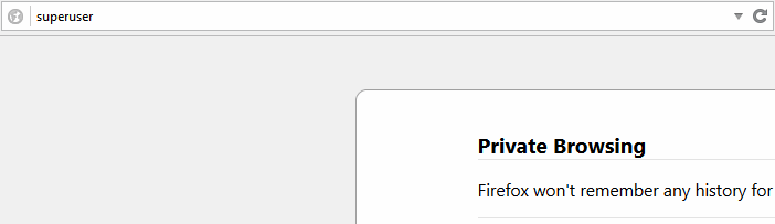 Firefox - search from Awesome Bar