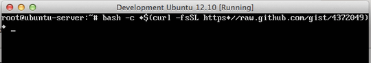 what i see in my ubuntu vm