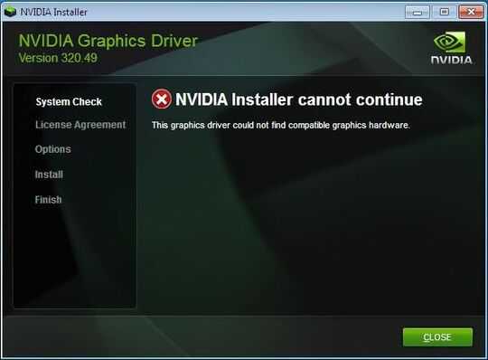 Install NVidia driver