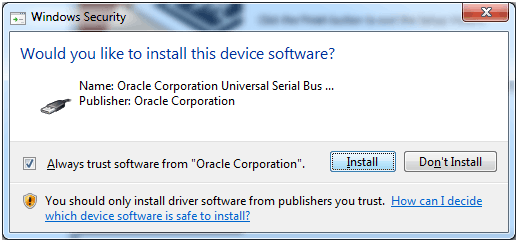 "Always trust software from [company]"
