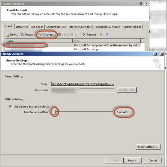 Outlook 2013 Cached Exchange Mode