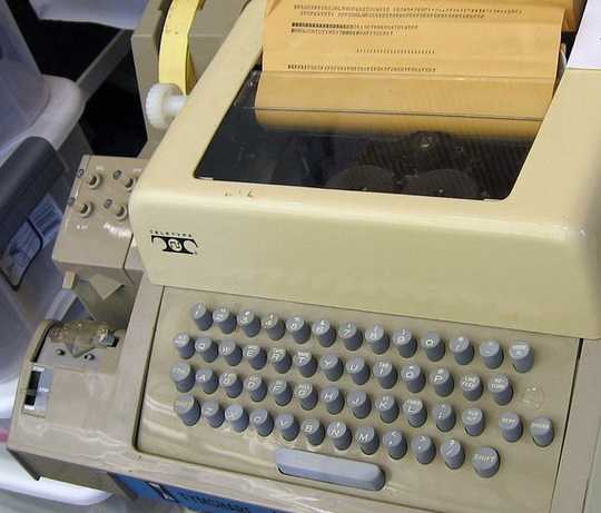 Teletype Model 33 ASR with paper tape punch/reader