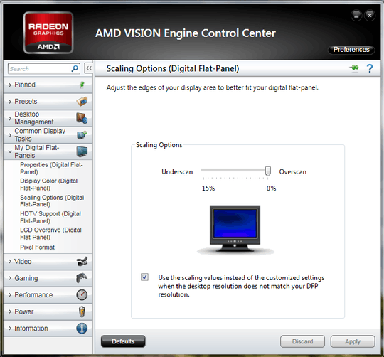AMD vision blah blah blah settings