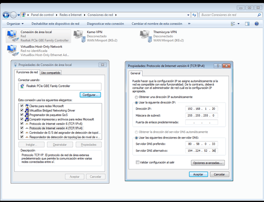 Disabling Gateway at TCP/IP Properties